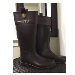 Banana Republic Brown Rain Boots